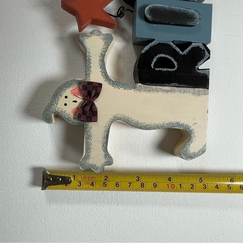 Halloween Themed Decor with Cat Witch Ghost Accents Set of 2